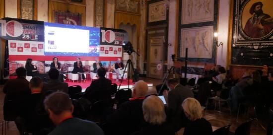 Genova smart week - il palco della seconda giornata